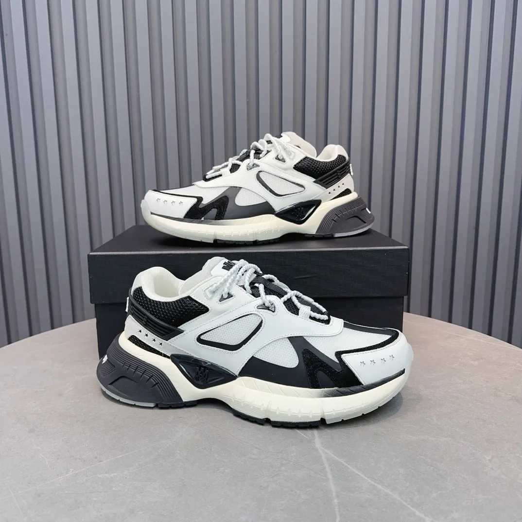 Men's shoes💰740💰 AMIRI AMIRI trendy brand hot sale🔥 Available all year round✅Couples💑 Official website synchronized Imported fabrics 1⃣️ratio 1⃣️Re-engraved, original factory special original sole, 35-45 (38.45. Non-refundable)